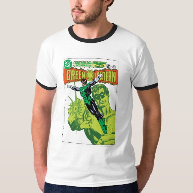 Camiseta Lanterna Verde - Cobrir Cômica de Ação (Frente)