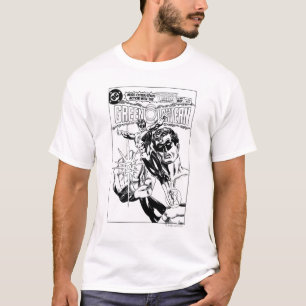 Camiseta Lanterna verde - cobrir, preto e Whit cómicos da