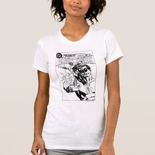 Camiseta Lanterna verde - cobrir, preto e Whit cómicos da