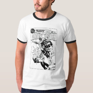 Camiseta Lanterna verde - cobrir, preto e Whit cómicos da