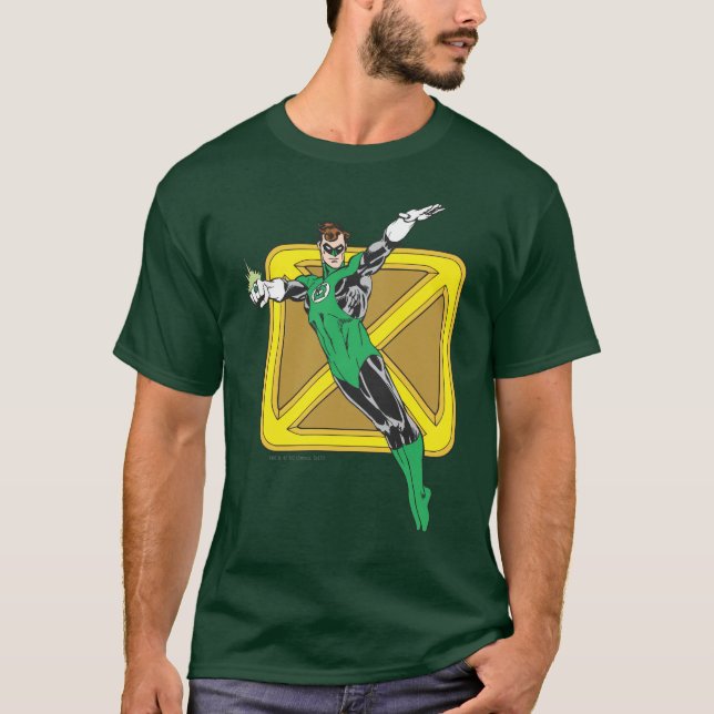Camiseta Lanterna Verde com Fundo (Frente)