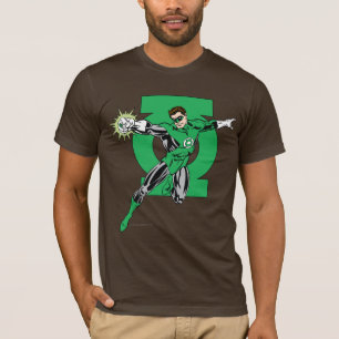 Camiseta Lanterna Verde com Fundo do Logotipo