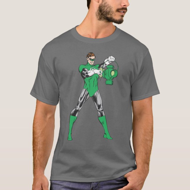 Camiseta Lanterna Verde com Lanterna (Frente)