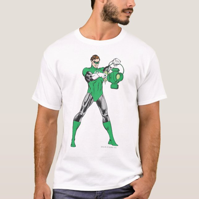 Camiseta Lanterna Verde com Lanterna (Frente)