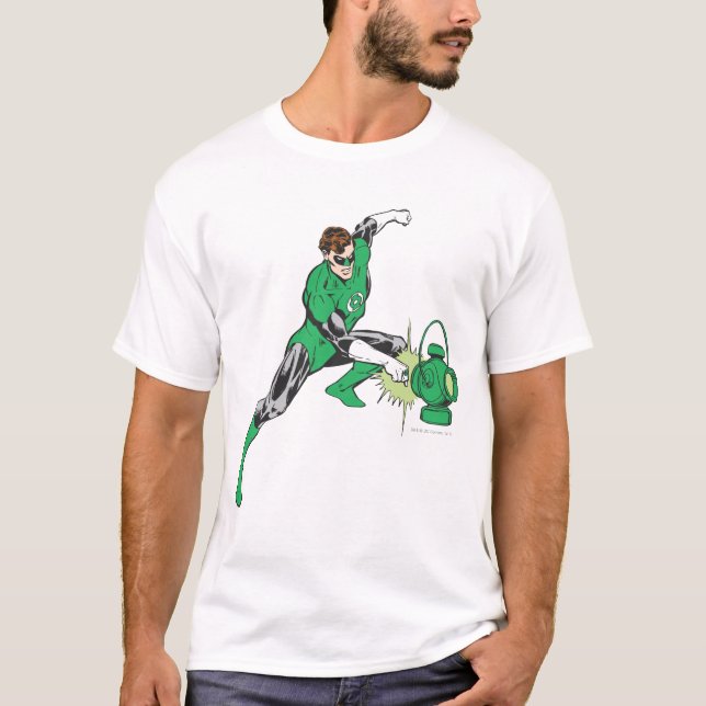 Camiseta Lanterna Verde com Lanterna 2 (Frente)