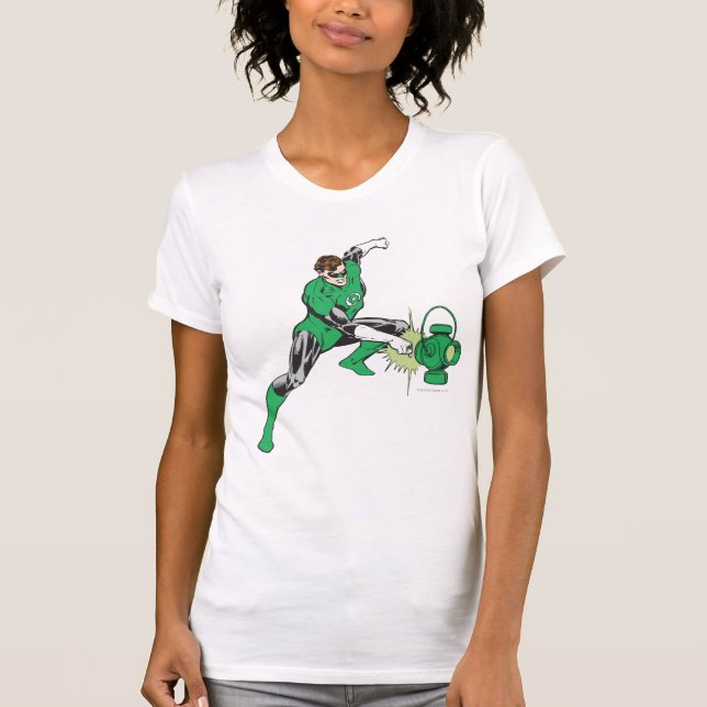 Camiseta Lanterna Verde com Lanterna 2 (Frente)