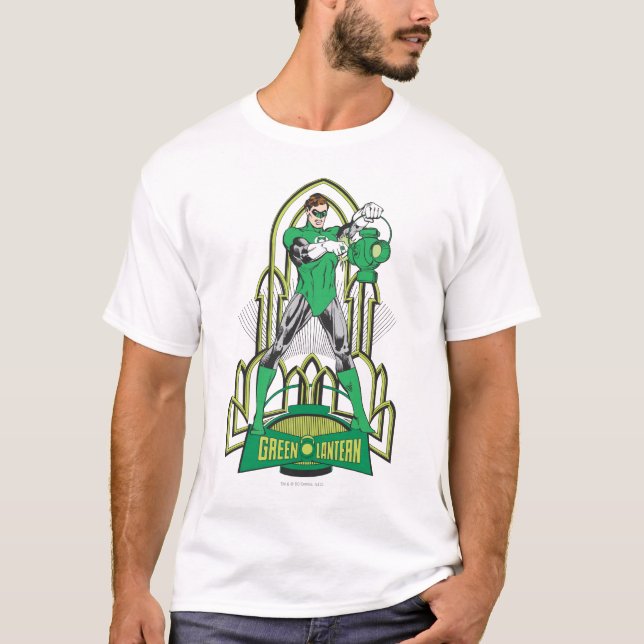 Camiseta Lanterna Verde com Letras (Frente)