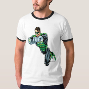 Camiseta Lanterna verde - cómica, ambos os braços para a