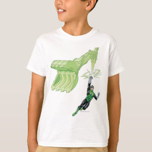 Camiseta Lanterna verde - cómica, com máquina