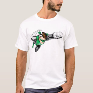 Camiseta Lanterna verde - cómica, voando certo