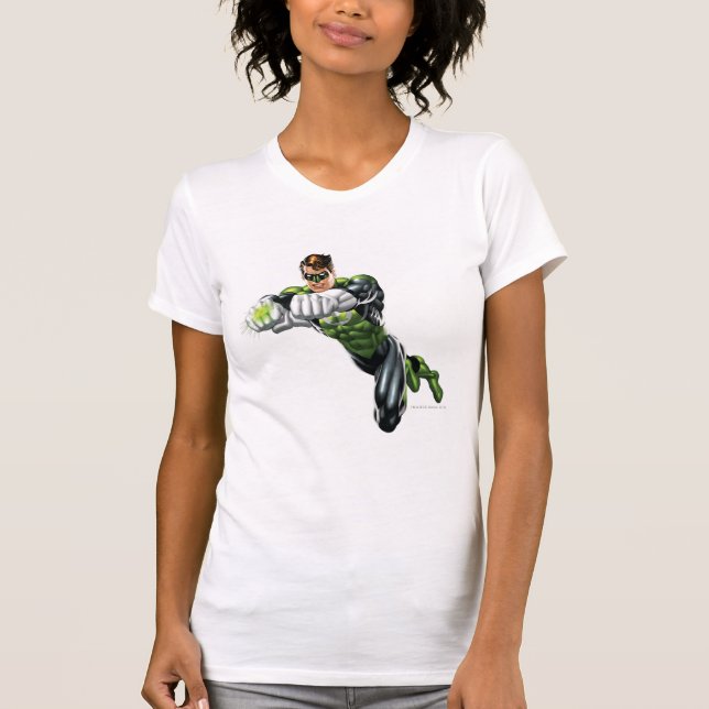 Camiseta Lanterna Verde - Completamente Renderizado, Ambos  (Frente)