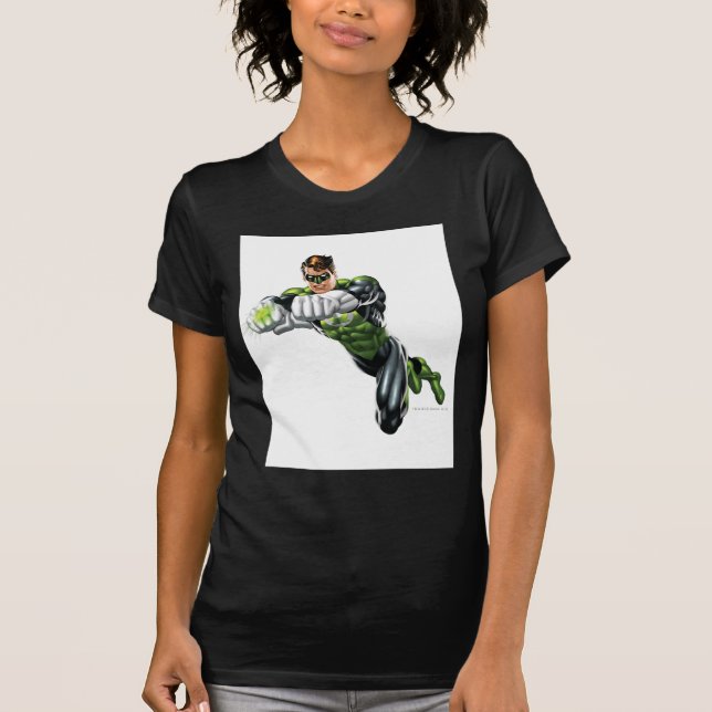 Camiseta Lanterna Verde - Completamente Renderizado, Ambos  (Frente)