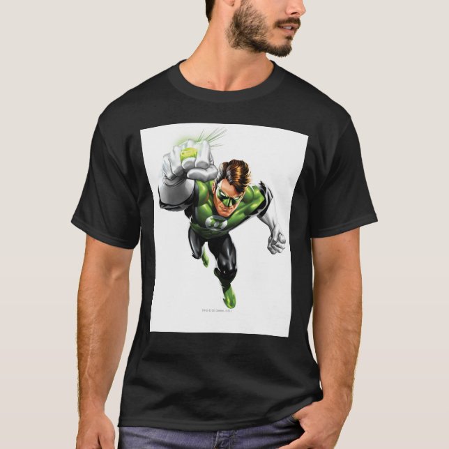 Camiseta Lanterna Verde - Completamente Renderizado, Arme L (Frente)