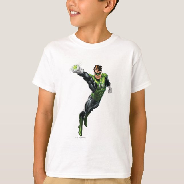 Camiseta Lanterna Verde - Completamente Renderizado, Braço  (Frente)
