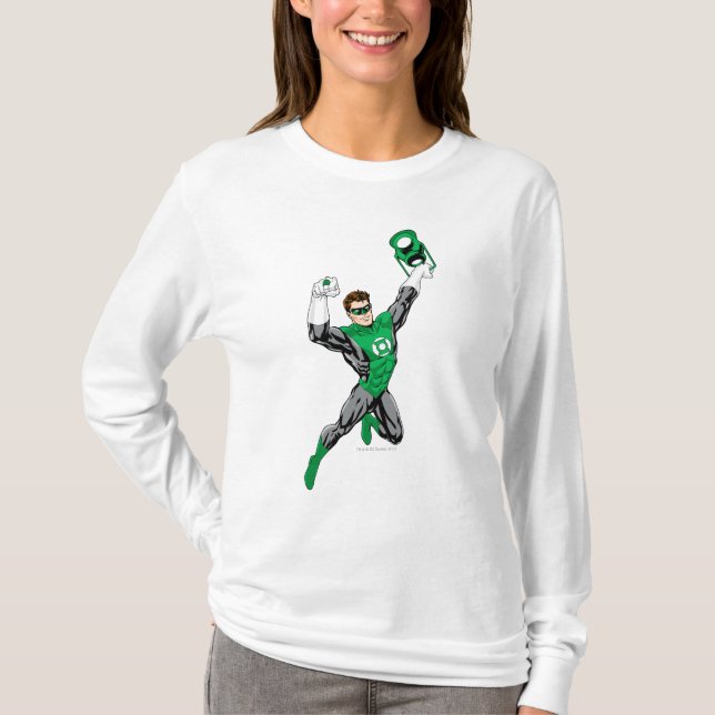 Camiseta Lanterna Verde - Completamente Renderizado, com la (Frente)