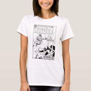 Camiseta Lanterna verde contra o palhaço, preto e branco