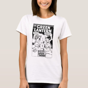 Camiseta Lanterna verde contra Sinestro, preto e branco