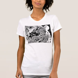 Camiseta Lanterna verde e a lua - preto e branco