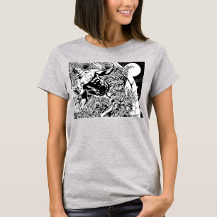 Camiseta Lanterna verde e a lua - preto e branco