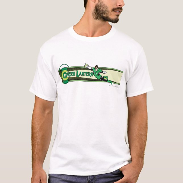 Camiseta Lanterna Verde e Logotipo (Frente)
