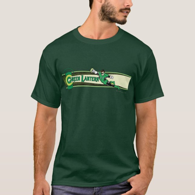 Camiseta Lanterna Verde e Logotipo (Frente)