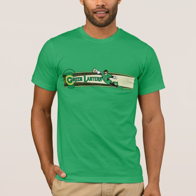 Camiseta Lanterna Verde e Logotipo (Frente)