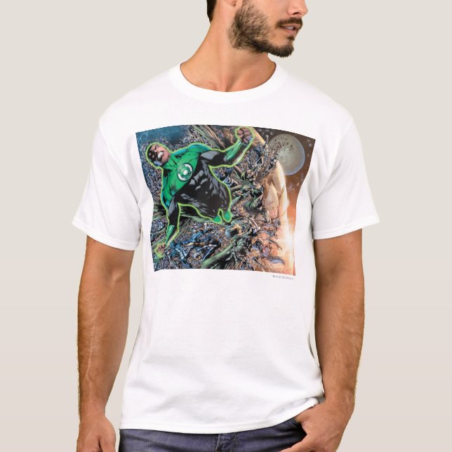 Camiseta Lanterna Verde e Lua (Frente)