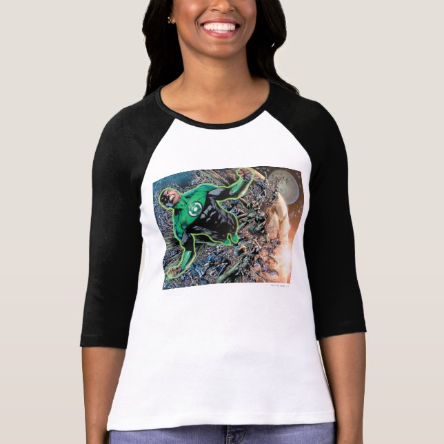 Camiseta Lanterna Verde e Lua (Frente)