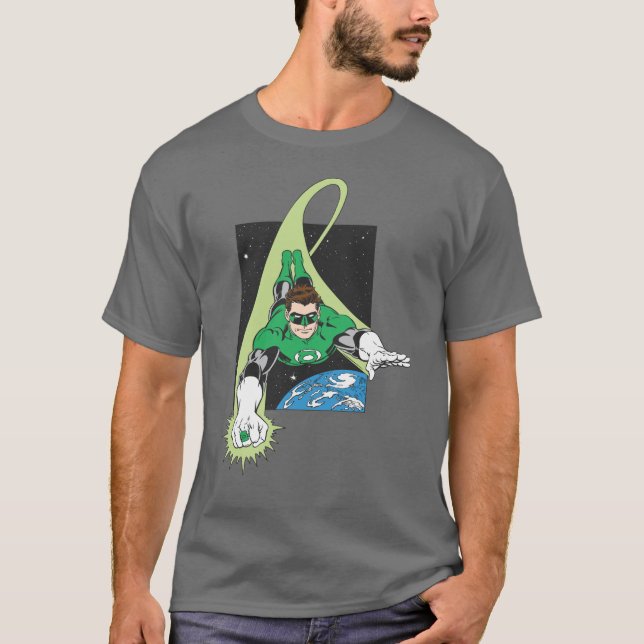 Camiseta Lanterna Verde e Terra (Frente)