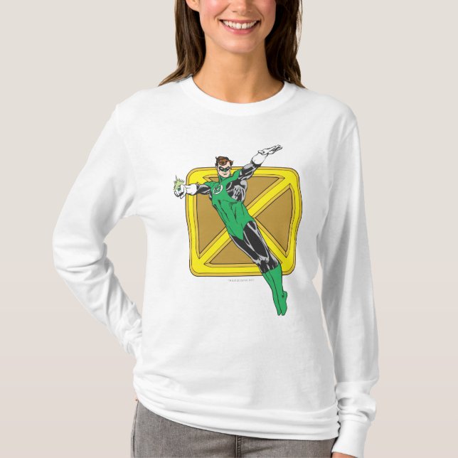 Camiseta Lanterna Verde estende armas (Frente)