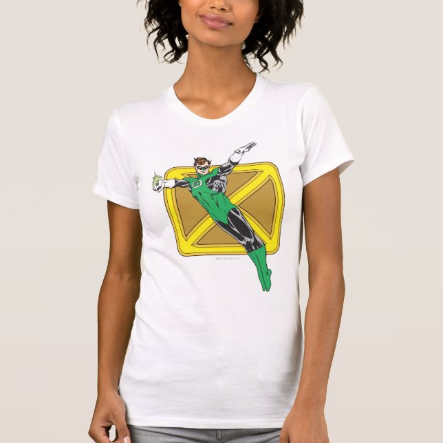 Camiseta Lanterna Verde estende armas (Frente)