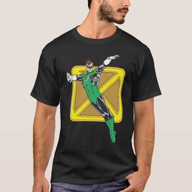 Camiseta Lanterna Verde estende armas (Frente)