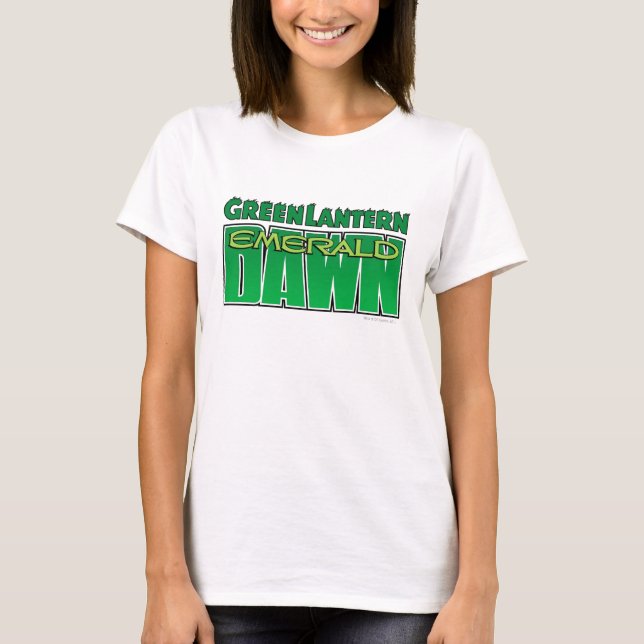 Camiseta Lanterna Verde - Logotipo do Emerald Dawn (Frente)