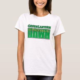 Camiseta Lanterna verde - logotipo esmeralda do alvorecer