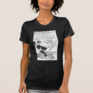 Camiseta Lanterna verde - míssil do fugitivo, preto e
