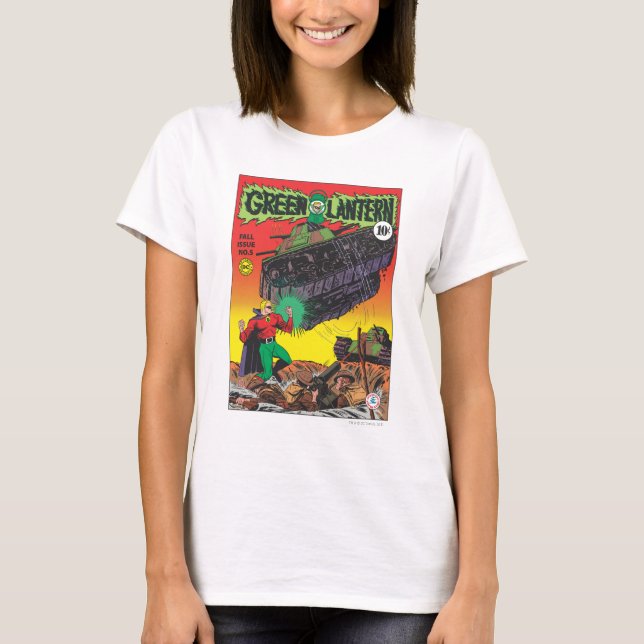 Camiseta Lanterna Verde nas trincheiras (Frente)