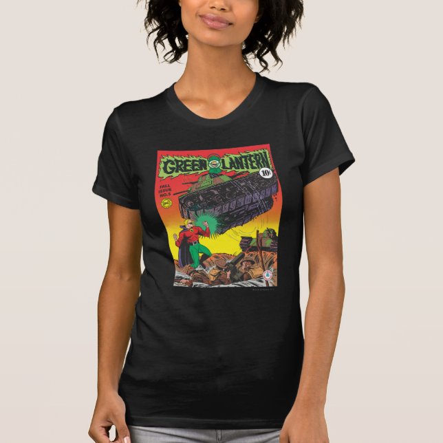 Camiseta Lanterna Verde nas trincheiras (Frente)
