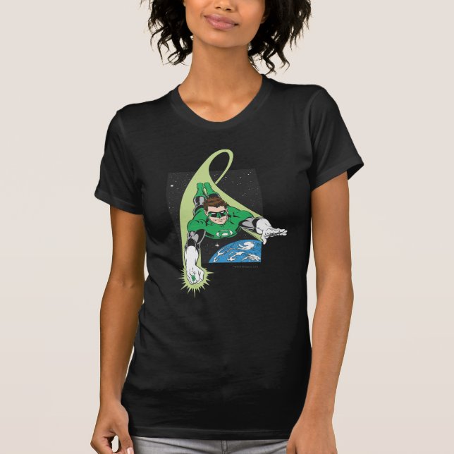 Camiseta Lanterna Verde no Espaço (Frente)