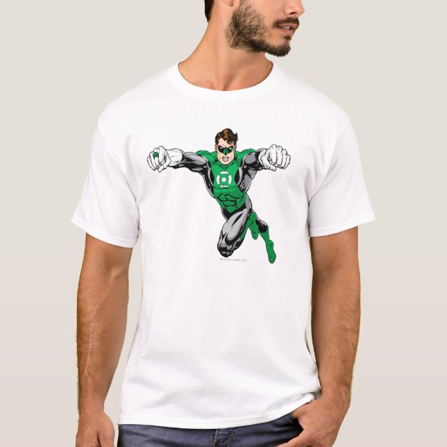 Camiseta Lanterna Verde - Olhando para a Frente (Frente)