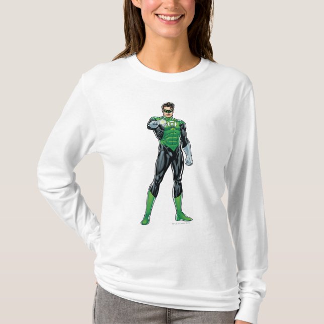 Camiseta Lanterna Verde - Quadrinhos, em Pé (Frente)