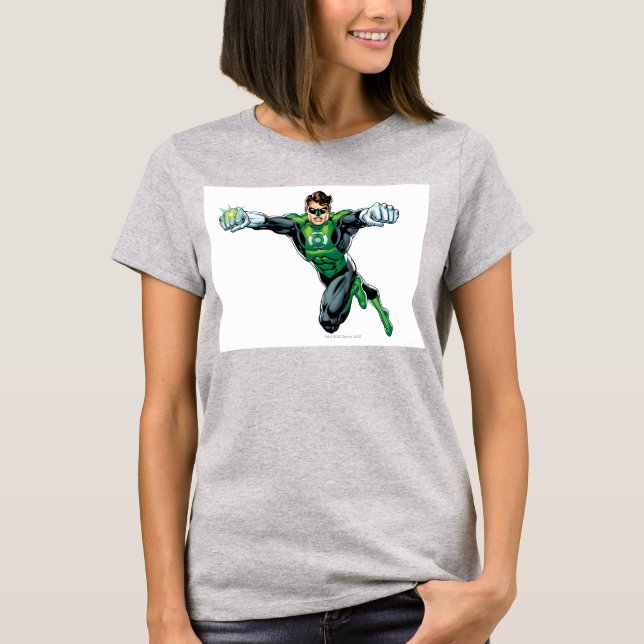 Camiseta Lanterna Verde - Quadrinhos, Olhando para a frente (Frente)