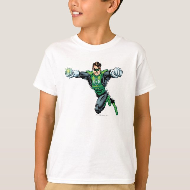 Camiseta Lanterna Verde - Quadrinhos, Olhando para a frente (Frente)