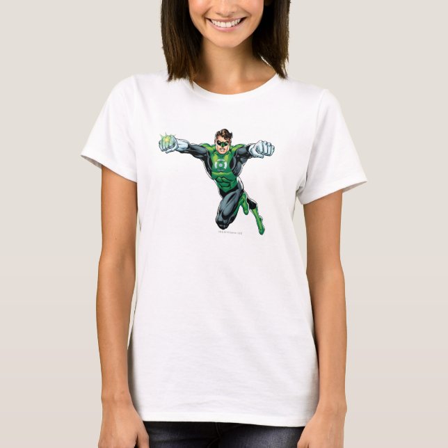 Camiseta Lanterna Verde - Quadrinhos, Olhando para frente (Frente)