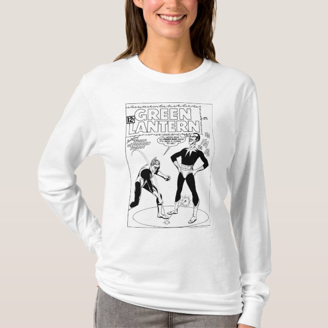 Camiseta Lanterna Verde Remove Anel, Preto e Branco (Frente)