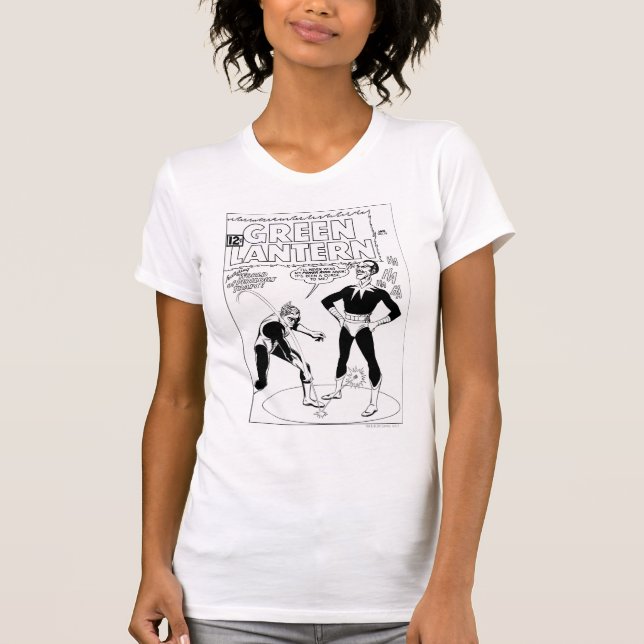 Camiseta Lanterna Verde Remove Anel, Preto e Branco (Frente)