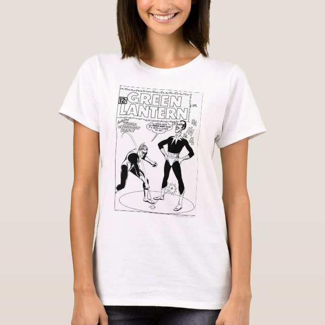 Camiseta Lanterna Verde Remove Anel, Preto e Branco (Frente)