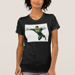 Camiseta Lanterna verde - rendida inteiramente, olhando