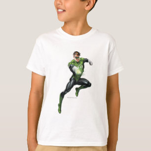 Camiseta Lanterna verde - rendida inteiramente, saltando