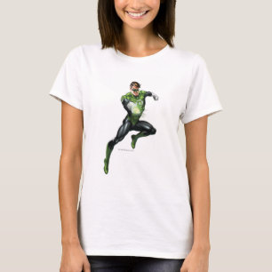 Camiseta Lanterna verde - rendida inteiramente, saltando