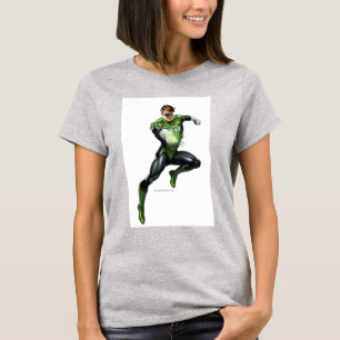 Camiseta Lanterna verde - rendida inteiramente, saltando
